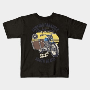 Surfboard Ride, Vintage Retro Classic Kids T-Shirt